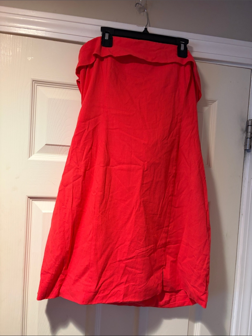BP Strapless A-Line Dress in Coral L